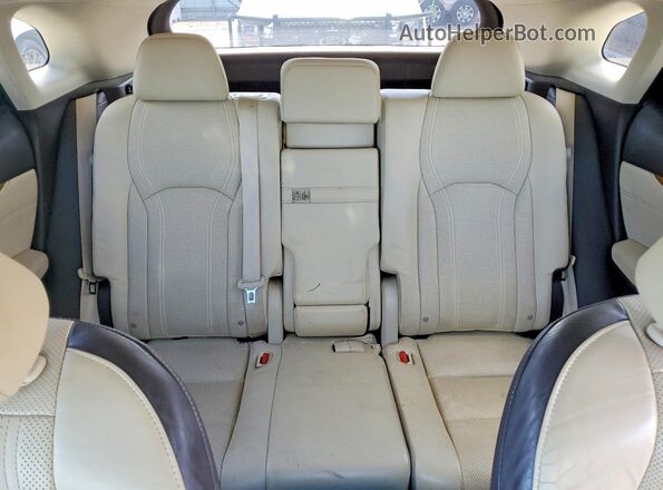 2T2BZMCA5HC092438 2017 LEXUS RX Black Rear seats view