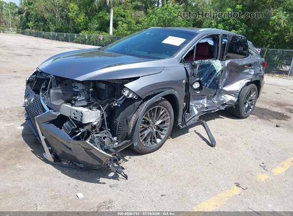 2T2BZMCA5HC120142 2017 LEXUS RX 350 Gray Vista tres cuartos delantera izquierda