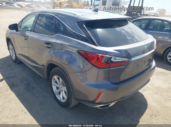 2T2BZMCA5HC133196 2017 LEXUS RX 350 Серый Задняя левая четверть