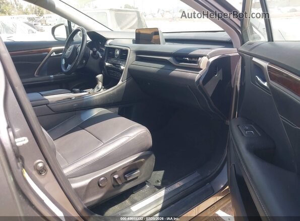 2T2BZMCA5HC133196 2017 LEXUS RX 350 Серый Вид салона спереди