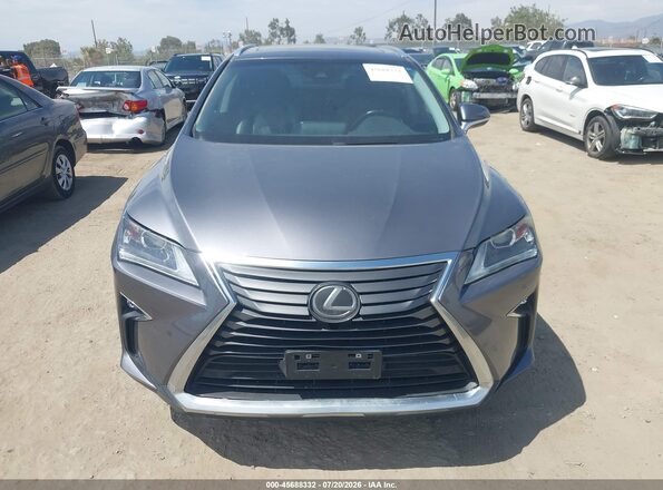 2T2BZMCA5HC133196 2017 LEXUS RX 350 Серый Вид щитка приборов