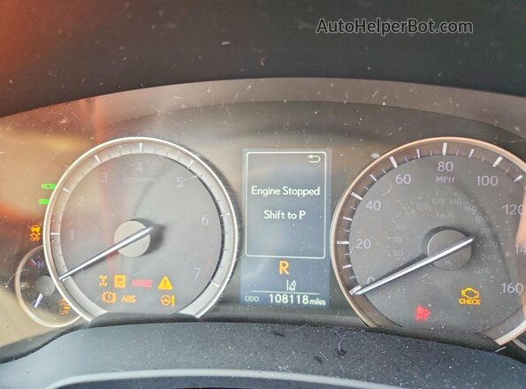 2T2BZMCA5JC140249 2018 LEXUS RX Красный Вид щитка приборов
