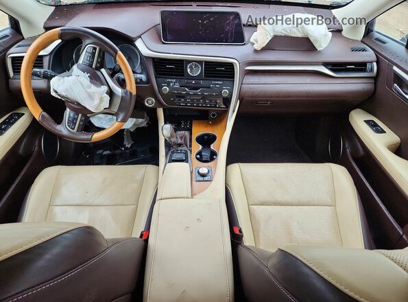 2T2BZMCA5JC140249 2018 LEXUS RX Красный Вид панели приборов