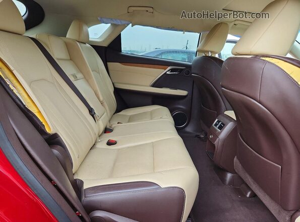 2T2BZMCA5JC140249 2018 LEXUS RX Красный Вид задней части салона