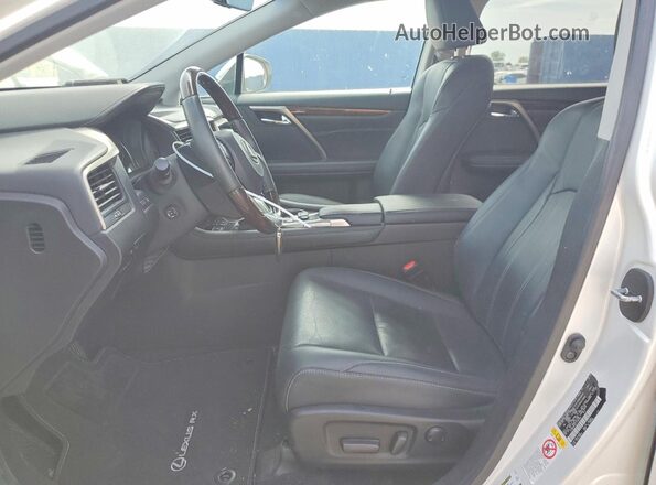 2T2BZMCA5JC165345 2018 LEXUS RX White Widok wnętrza z przodu
