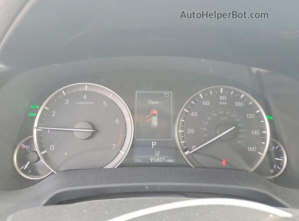 2T2BZMCA5JC165345 2018 LEXUS RX White Widok zestawu wskaźników