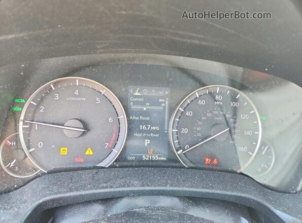 2T2BZMCA5KC168425 2019 LEXUS RX Black ხელსაწყოთა პანელის ხედი