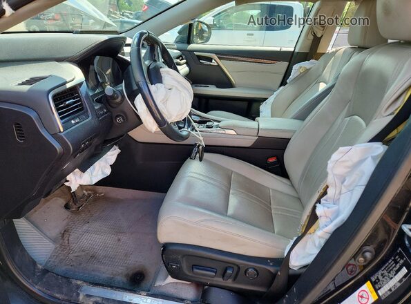 2T2BZMCA5KC168425 2019 LEXUS RX Black წინა სალონის ხედი