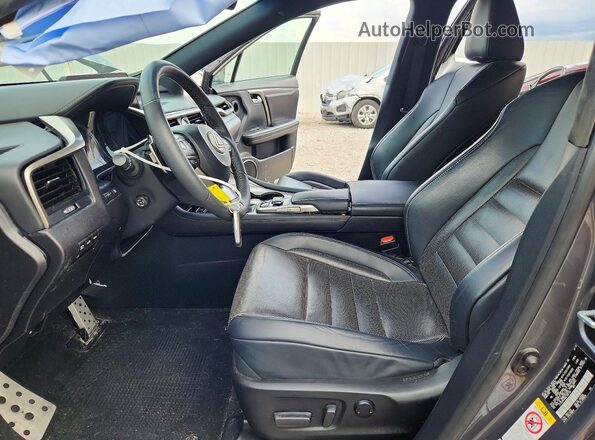 2T2BZMCA5KC195138 2019 LEXUS RX Gray Widok wnętrza z przodu