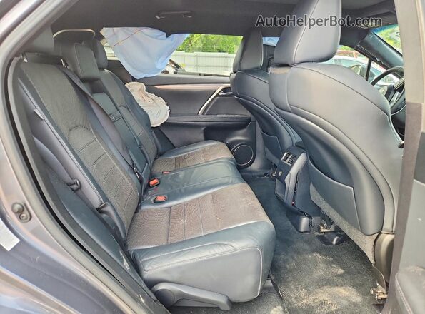 2T2BZMCA5KC195138 2019 LEXUS RX Gray Widok wnętrza z tyłu