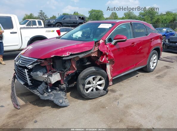 2T2BZMCA6GC001465 2016 LEXUS RX 350 Red Передня ліва чверть