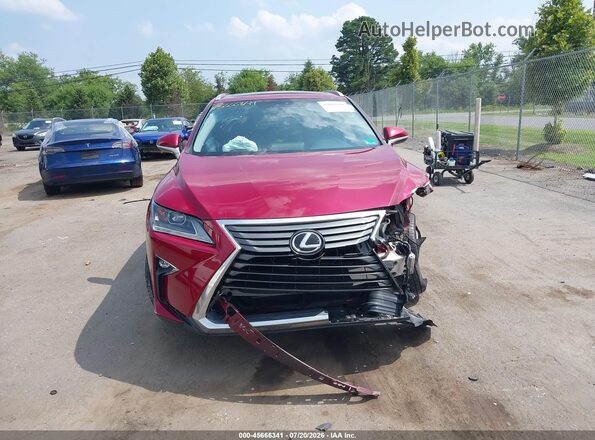 2T2BZMCA6GC001465 2016 LEXUS RX 350 Red Вид щитка приладів