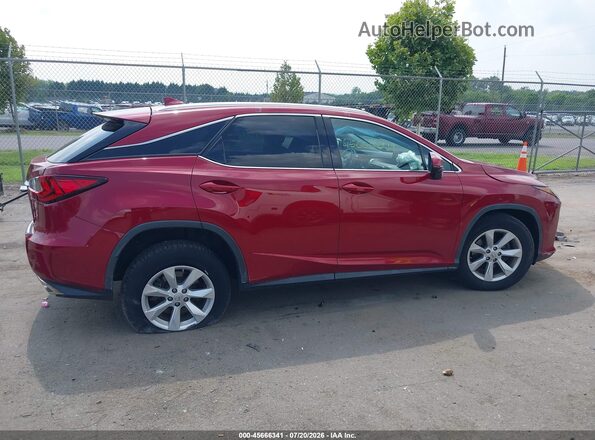 2T2BZMCA6GC001465 2016 LEXUS RX 350 Red Вид задньої частини салону