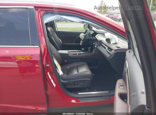 2T2BZMCA6GC001465 2016 LEXUS RX 350 Red Вид салону спереду