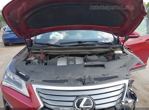 2T2BZMCA6GC001465 2016 LEXUS RX 350 Red Вид ззаду