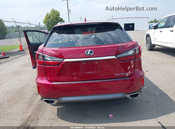 2T2BZMCA6GC001465 2016 LEXUS RX 350 Red 
