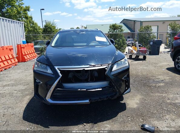 2T2BZMCA6GC041254 2016 LEXUS RX 350 Black Вид щитка приладів