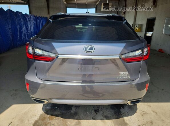 2T2BZMCA6HC068827 2017 LEXUS RX Gray Widok z tyłu