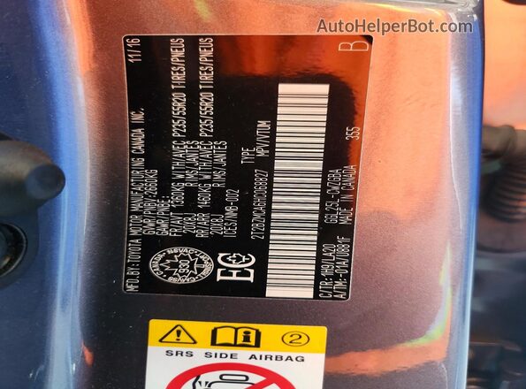 2T2BZMCA6HC068827 2017 LEXUS RX Gray Widok komory silnika