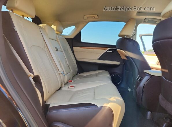 2T2BZMCA6HC086342 2017 LEXUS RX Черный Вид задней части салона