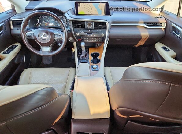 2T2BZMCA6HC086342 2017 LEXUS RX Черный Вид панели приборов