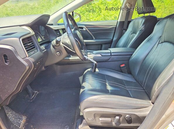 2T2BZMCA6HC110249 2017 LEXUS RX Silver Вид салону спереду
