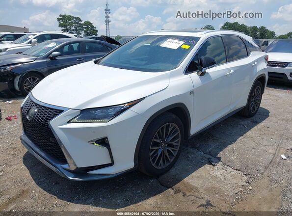 2T2BZMCA6JC139319 2018 LEXUS RX 350 White წინა მარცხენა ხედი სამი მეოთხედიდან