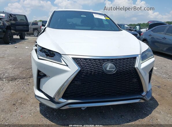 2T2BZMCA6JC139319 2018 LEXUS RX 350 White ხელსაწყოთა პანელის ხედი