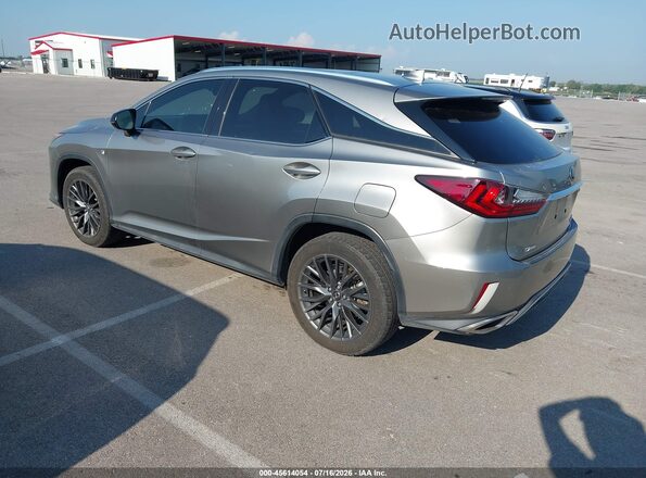2T2BZMCA6JC144360 2018 LEXUS RX 350 Gray Rear left