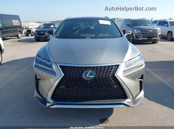 2T2BZMCA6JC144360 2018 LEXUS RX 350 Gray Instrument cluster view