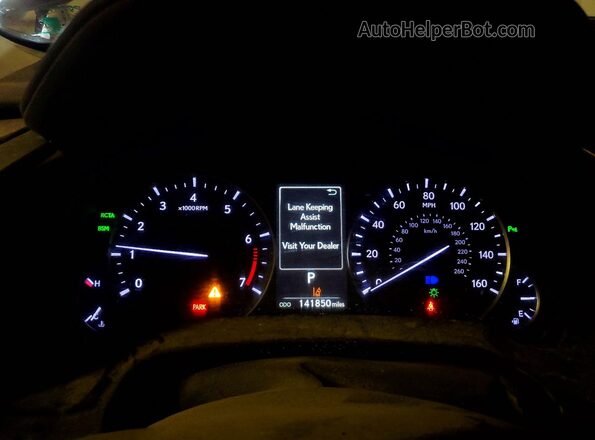 2T2BZMCA6KC176971 2019 LEXUS RX Blue Вид щитка приладів