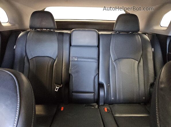 2T2BZMCA7GC011423 2016 LEXUS RX Black Вид задніх сидінь