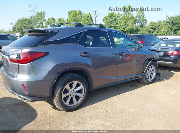 2T2BZMCA7GC030795 2016 LEXUS RX 350 Серый Задняя правая четверть