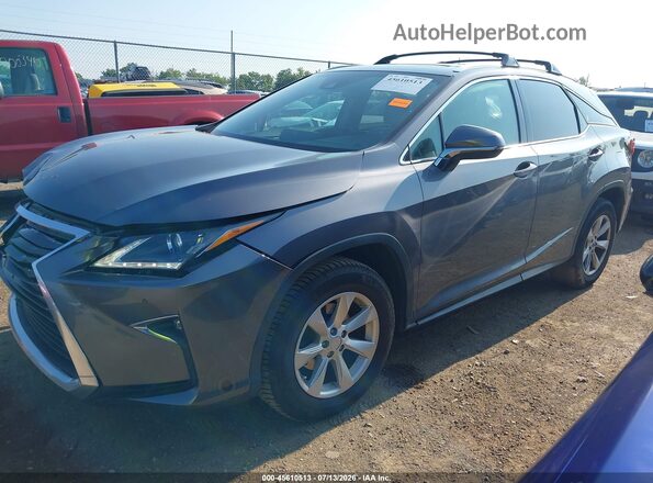 2T2BZMCA7GC030795 2016 LEXUS RX 350 Серый Передняя левая четверть