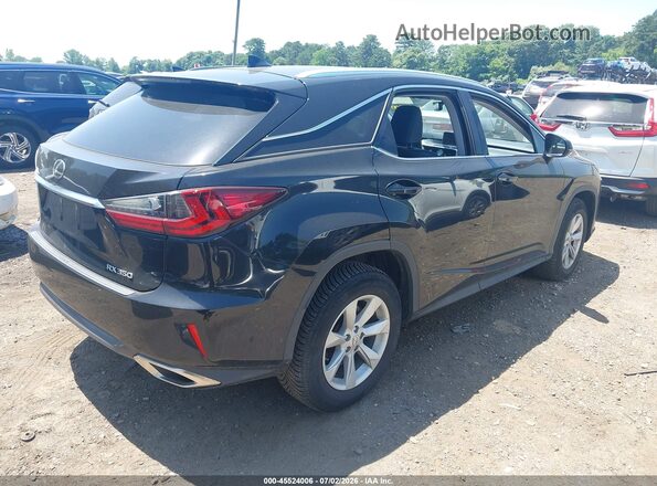 2T2BZMCA7GC049198 2016 LEXUS RX 350 Black Задня права чверть