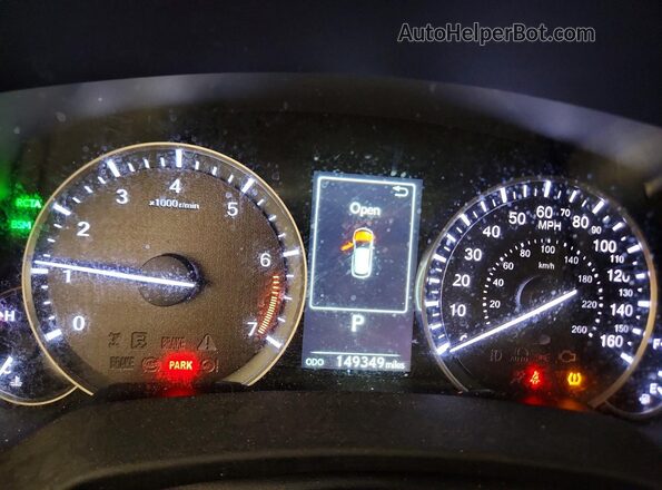 2T2BZMCA7HC055505 2017 LEXUS RX Silver Vista del cuadro de instrumentos
