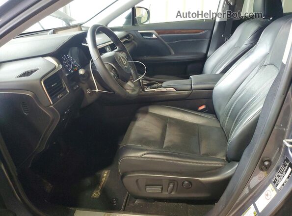 2T2BZMCA7HC079643 2017 LEXUS RX Серый Вид салона спереди