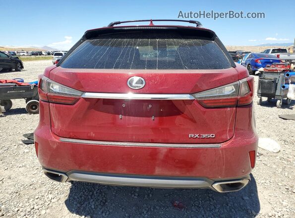 2T2BZMCA7HC109059 2017 LEXUS RX Red Հետևի տեսք