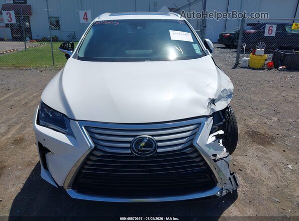 2T2BZMCA7HC126251 2017 LEXUS RX 350 White Instrument cluster view