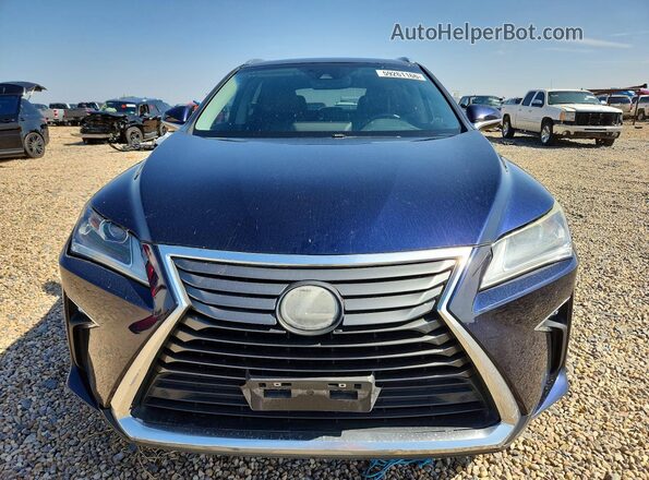 2T2BZMCA8GC012919 2016 LEXUS RX Blue Front view
