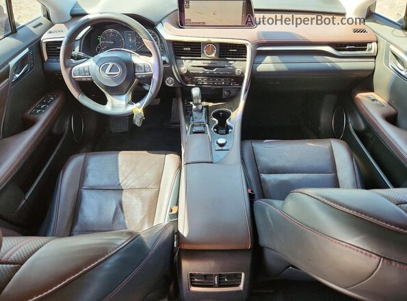 2T2BZMCA8GC012919 2016 LEXUS RX Blue Dashboard view