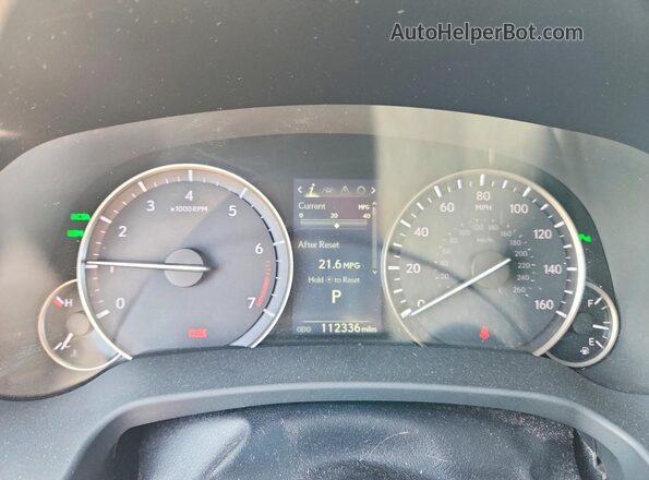 2T2BZMCA8GC012919 2016 LEXUS RX Blue Instrument cluster view