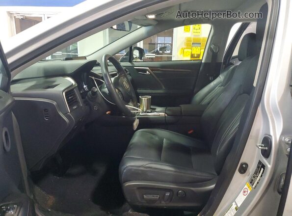 2T2BZMCA8GC020390 2016 LEXUS RX Silver Widok wnętrza z przodu