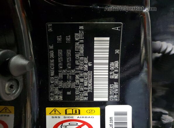 2T2BZMCA8GC032832 2016 LEXUS RX Black Vista del compartimento del motor