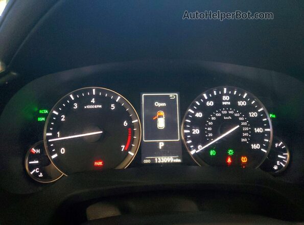 2T2BZMCA8GC032863 2016 LEXUS RX Черный Вид щитка приборов