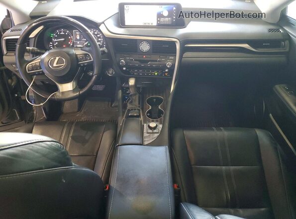 2T2BZMCA8GC032863 2016 LEXUS RX Черный Вид панели приборов