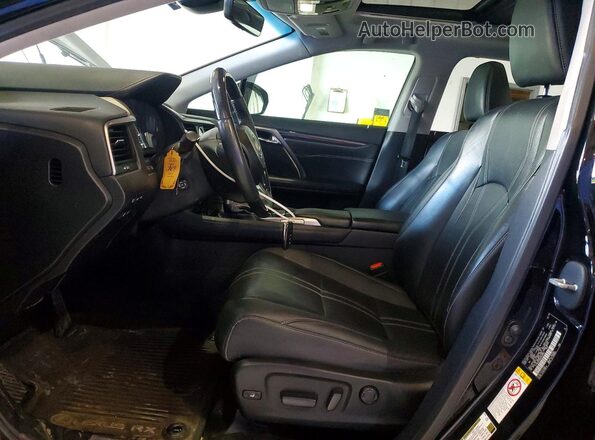 2T2BZMCA8GC032863 2016 LEXUS RX Черный Вид салона спереди