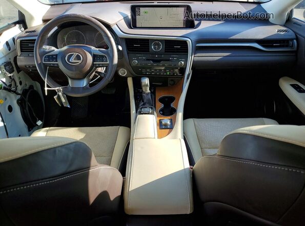 2T2BZMCA8GC042714 2016 LEXUS RX White Առջևի վահանակի տեսք
