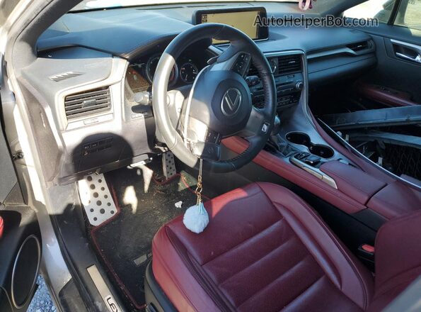 2T2BZMCA8JC167364 2018 LEXUS RX Silver Widok deski rozdzielczej