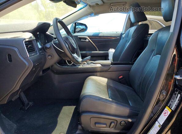 2T2BZMCA8KC190922 2019 LEXUS RX Black წინა სალონის ხედი